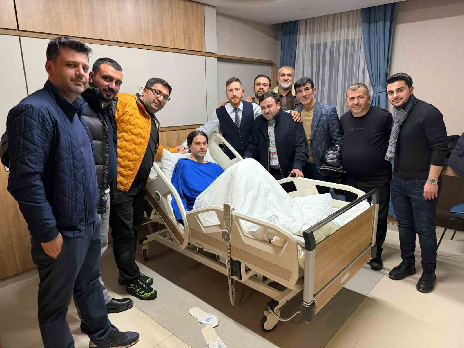 Erzurumspor’da Orbanic’e moral ziyareti, Yakup Kırtay’a 100. maç tebriği