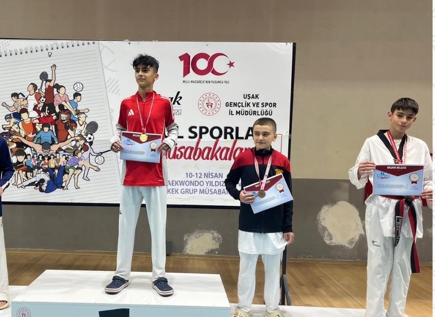 Muğlalı sporcular Uşak&rsquo;tan 3 madalya ile d&ouml;nd&uuml;
