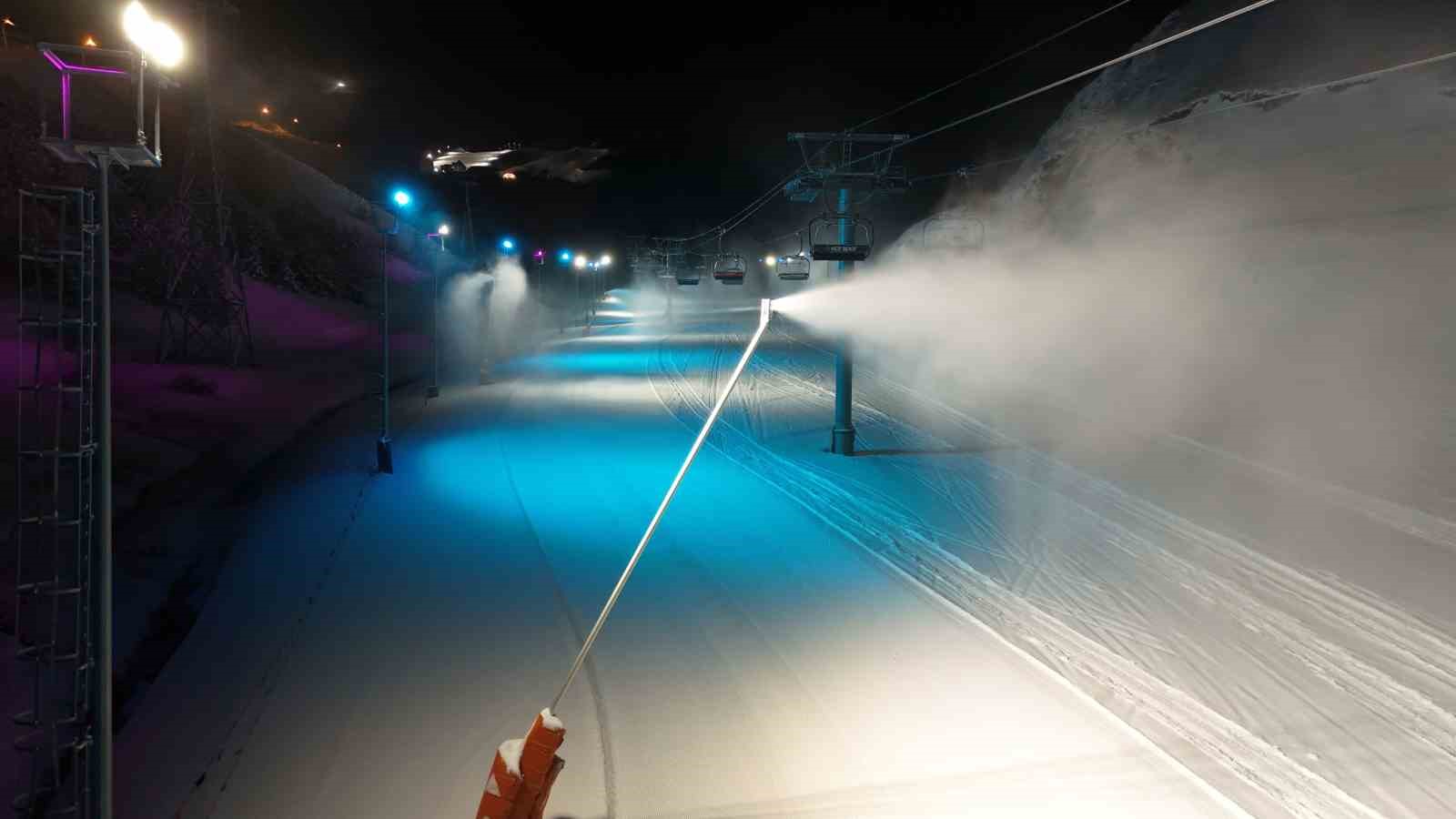 Paland&ouml;ken&rsquo;de suni karlama ile sezon finali Nisan sonunda
