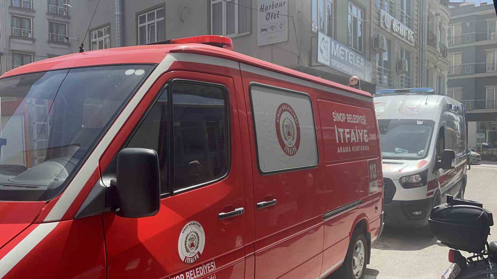 Sinop&rsquo;ta mutfak yangını
