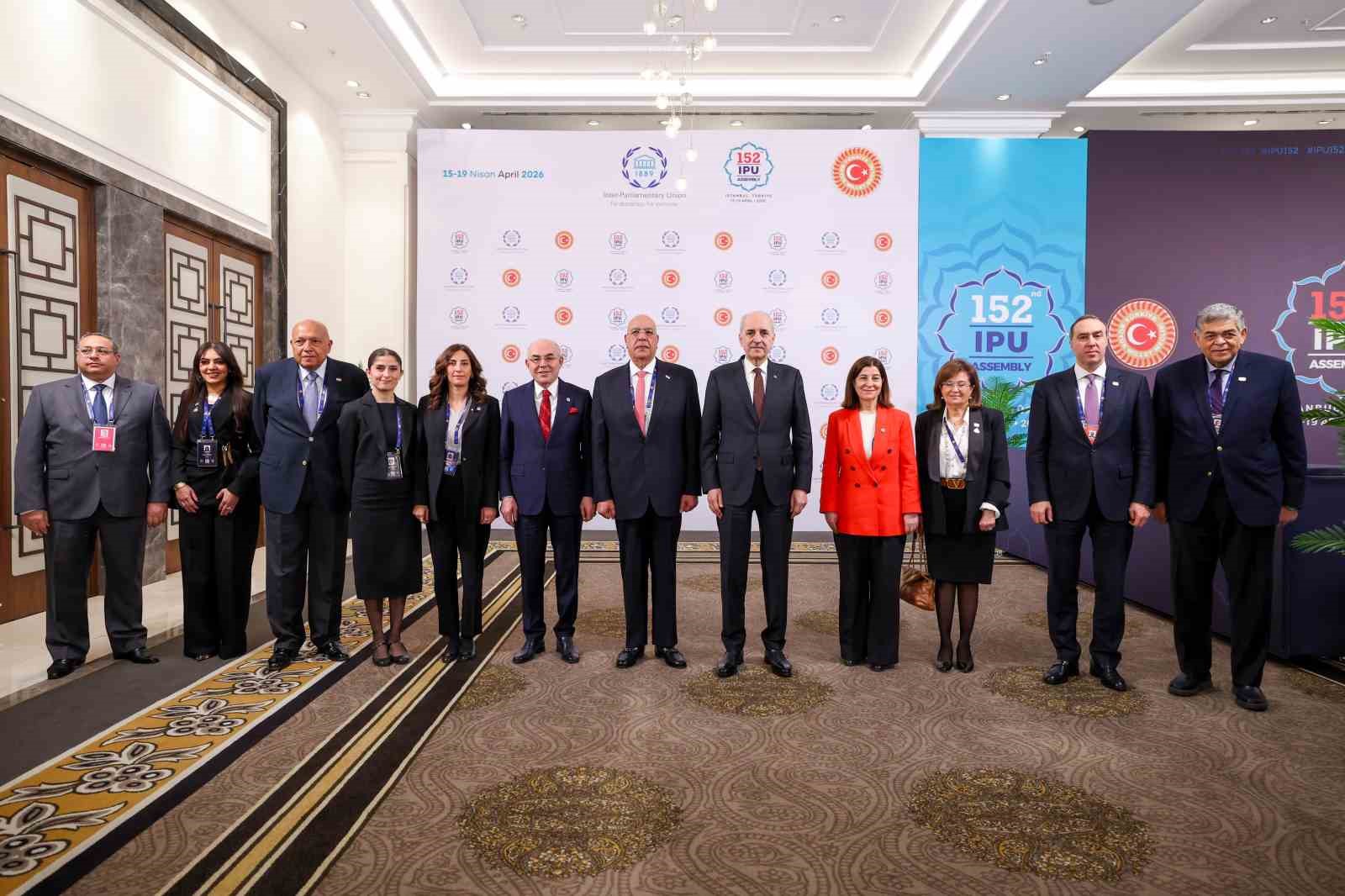 TBMM Başkanı Kurtulmuş, Mısır Temsilciler Meclisi Başkanı Badawy ile g&ouml;r&uuml;şt&uuml;
