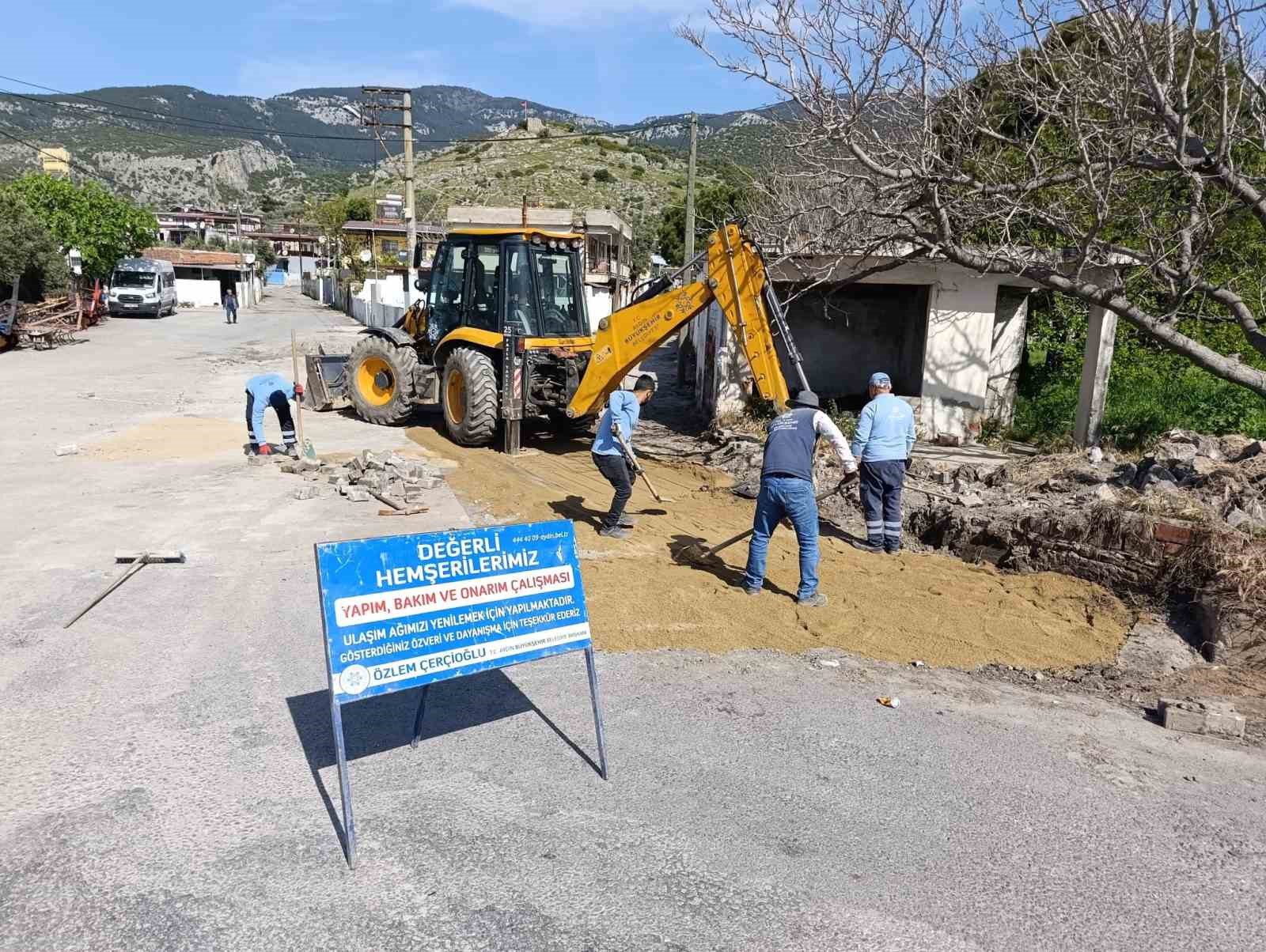 Aydın’ın ulaşım ağını güçlendiren çalışmalar sürüyor