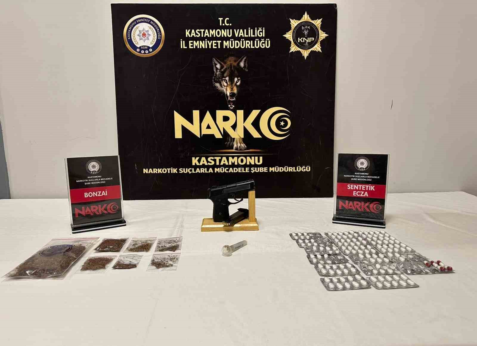 Kastamonu’da uyuşturucu operasyonda 6 şüpheli gözaltına alındı