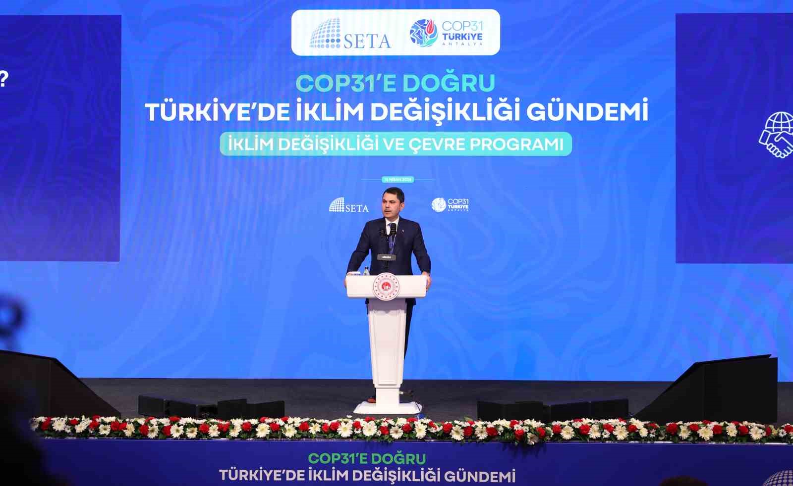 Bakan Kurum: "İstikrarsızlık s&uuml;reci ve iklim değişikliği ekolojik beka meselesidir"
