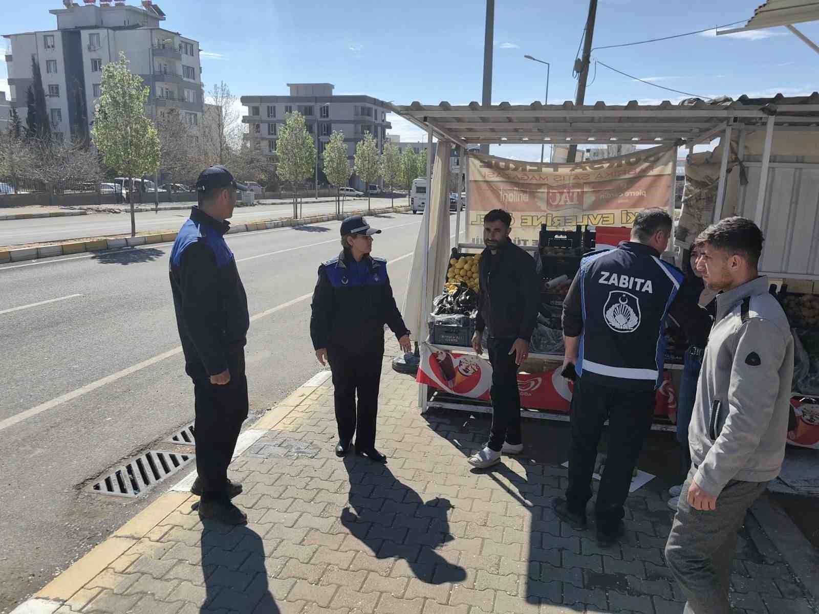 Adıyaman&rsquo;da kaldırım işgallerine sıkı denetim
