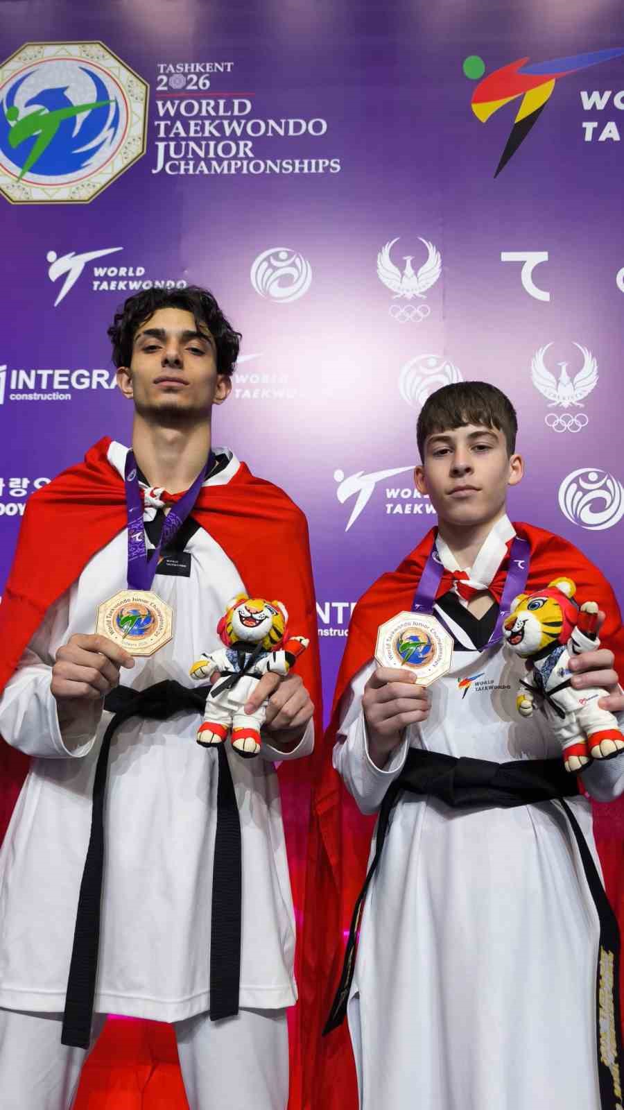 Dünya Gençler Taekwondo Şampiyonası’nda çifte bronz