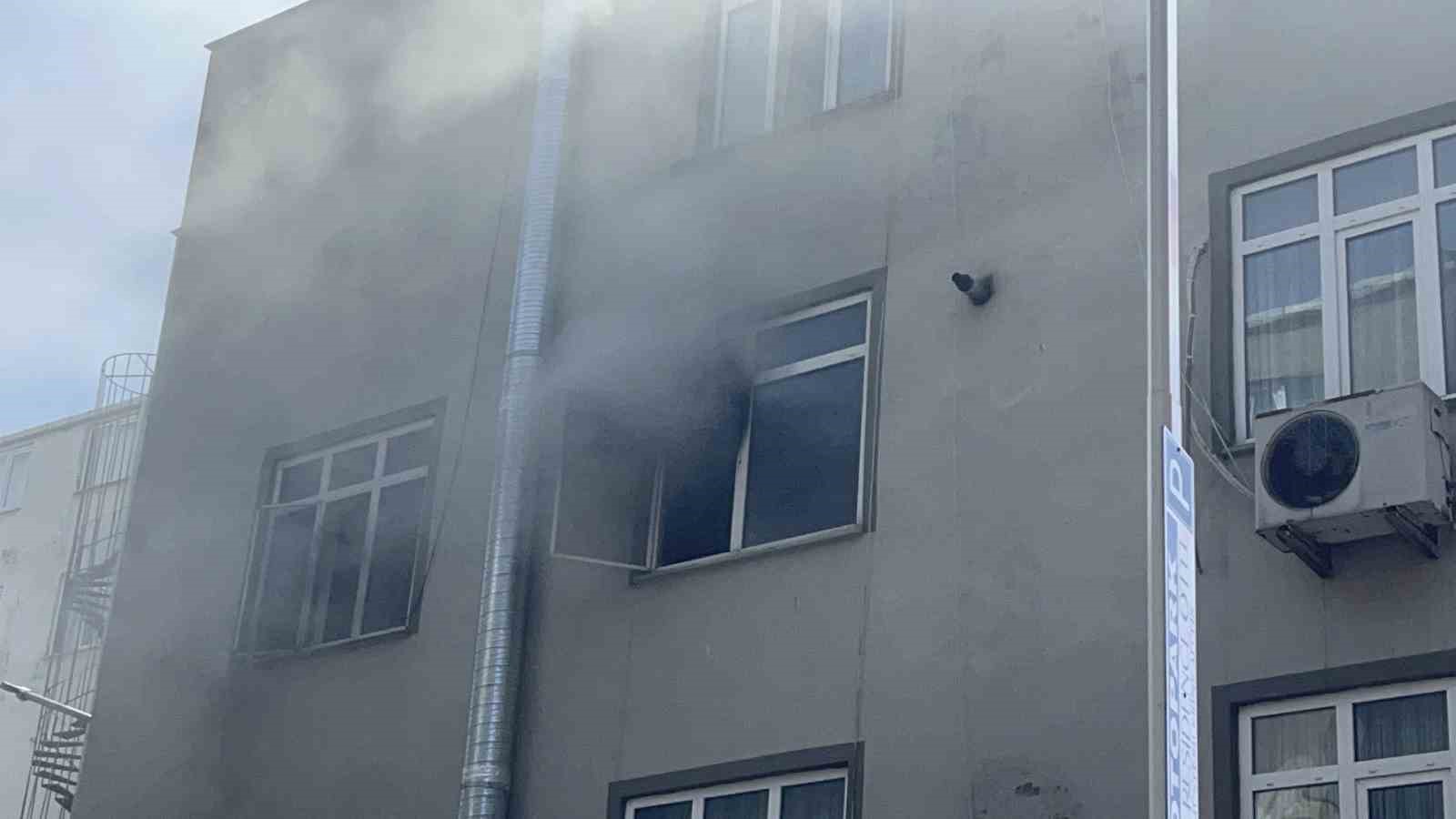 Sinop’ta mutfak yangını