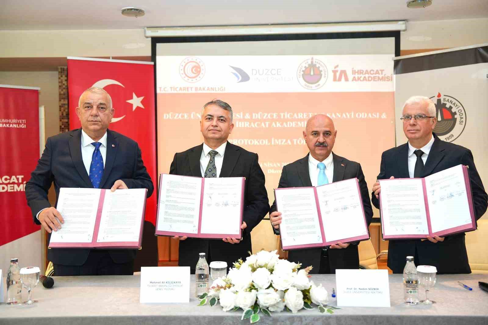İhracat Akademisi protokolü imzalandı