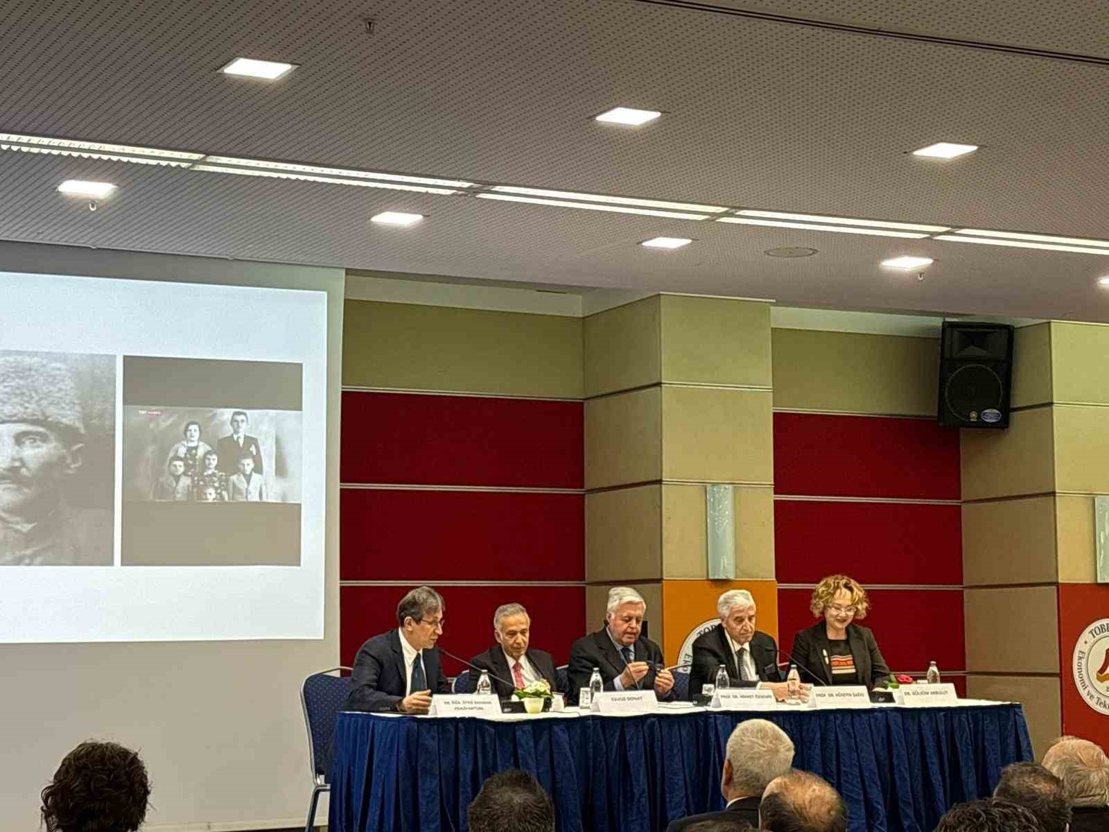 Yıldırım Akbulut TOBB ET&Uuml;&rsquo;de d&uuml;zenlenen sempozyumla anıldı
