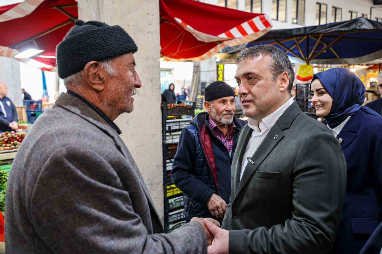 Vali Sözer esnaf ve vatandaşla buluştu