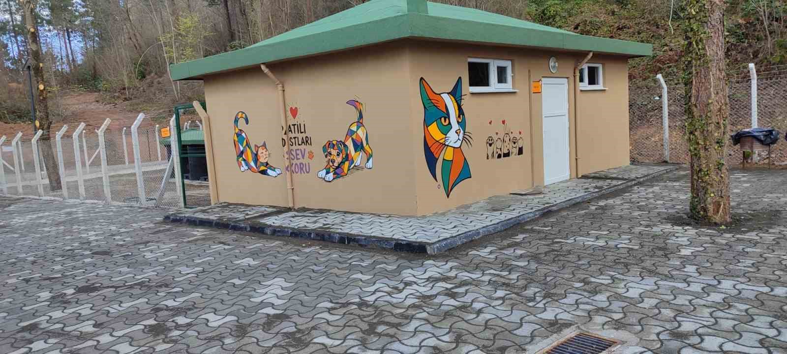 Ünye’de sahipsiz hayvanlar için örnek tesis tamamlanıyor