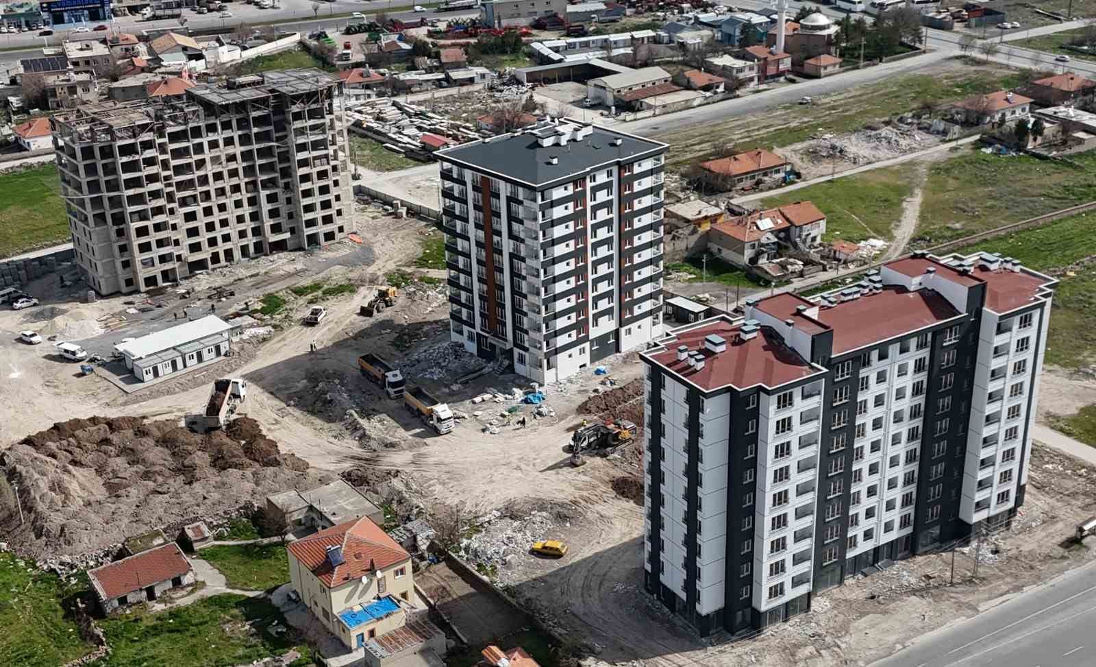 Anbar 2. Etap Kentsel Dönüşüm Blokları hızla yükseliyor