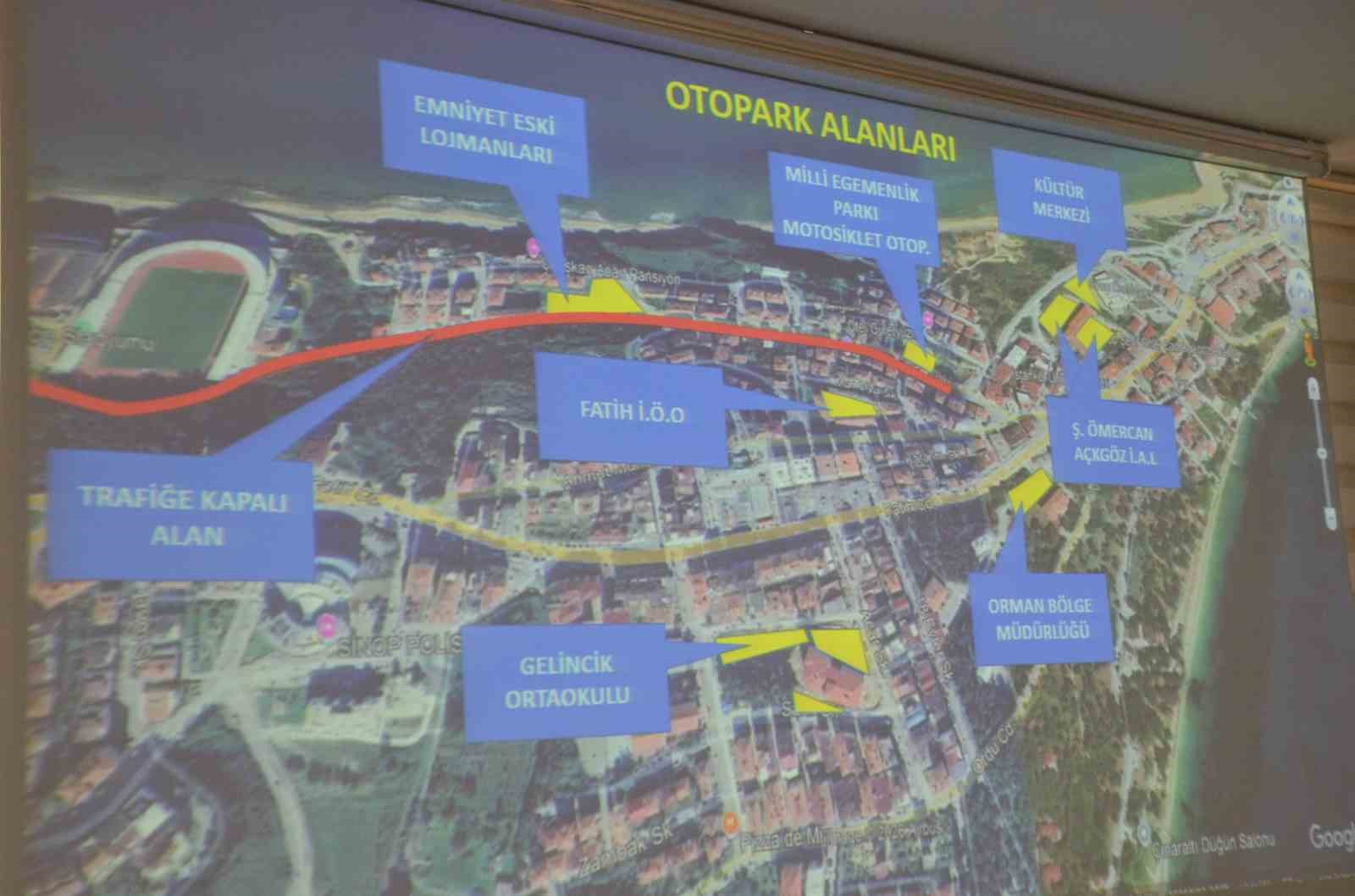 Sinop&rsquo;ta milli ma&ccedil; i&ccedil;in trafik ve g&uuml;venlik tedbirleri
