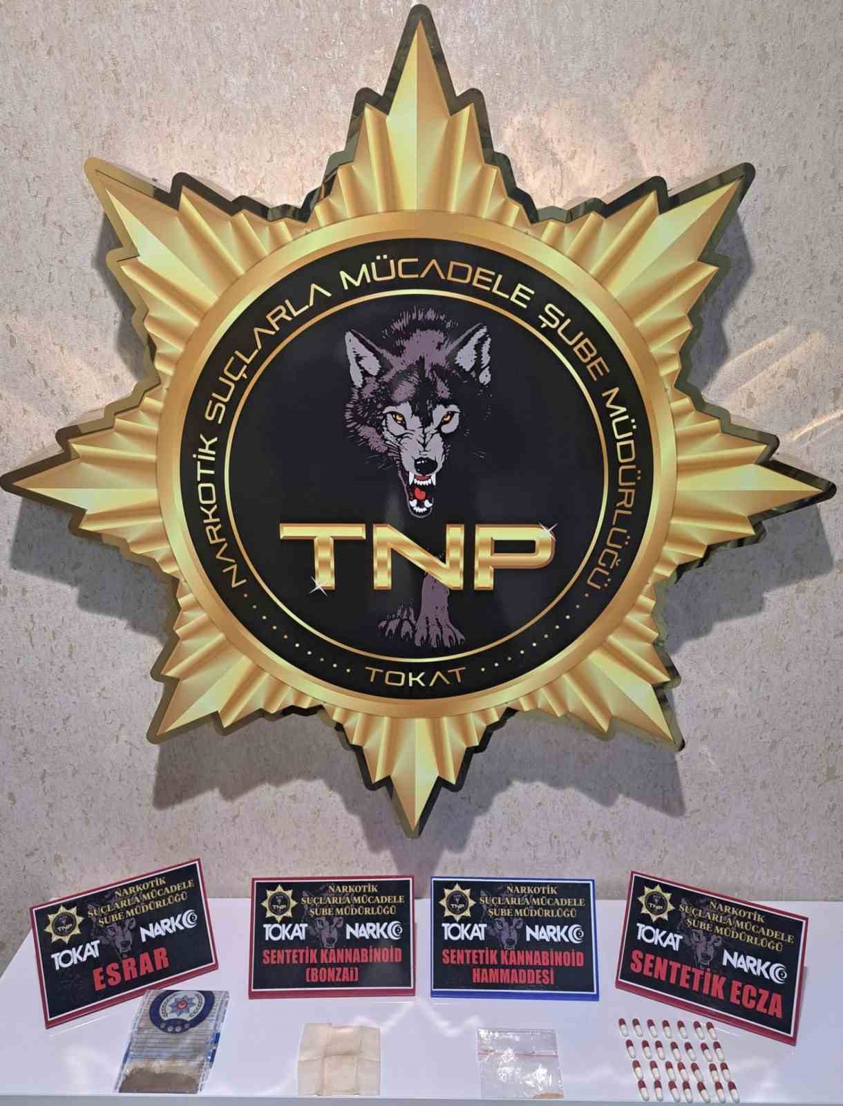 Tokat&rsquo;ta zehir tacirlerine operasyon: 1 tutuklama
