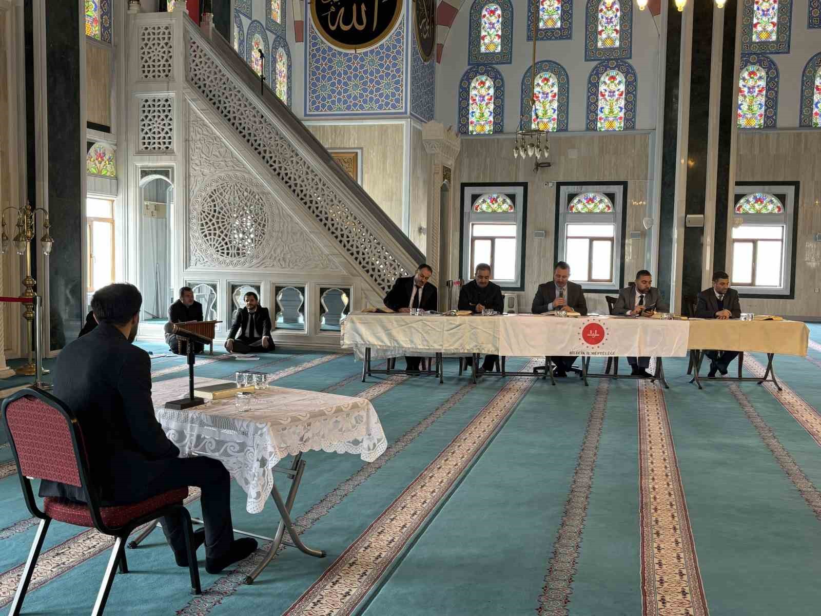 Bilecik’te Kur’an-ı Kerim’i güzel okuma ve hafızlık yarışmaları tamamlandı