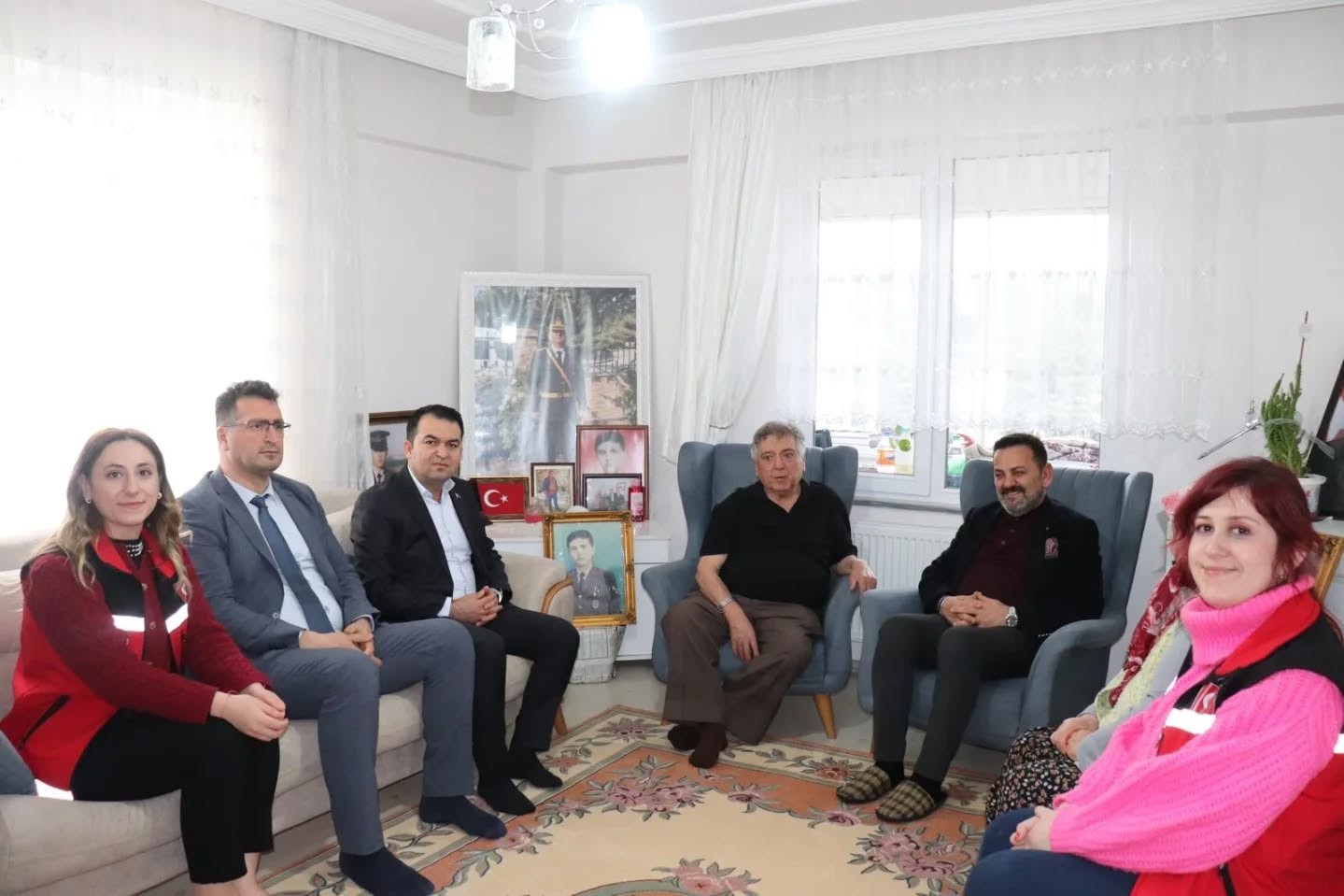 Bilecik&rsquo;te şehit ailesi ile anlamlı buluşma
