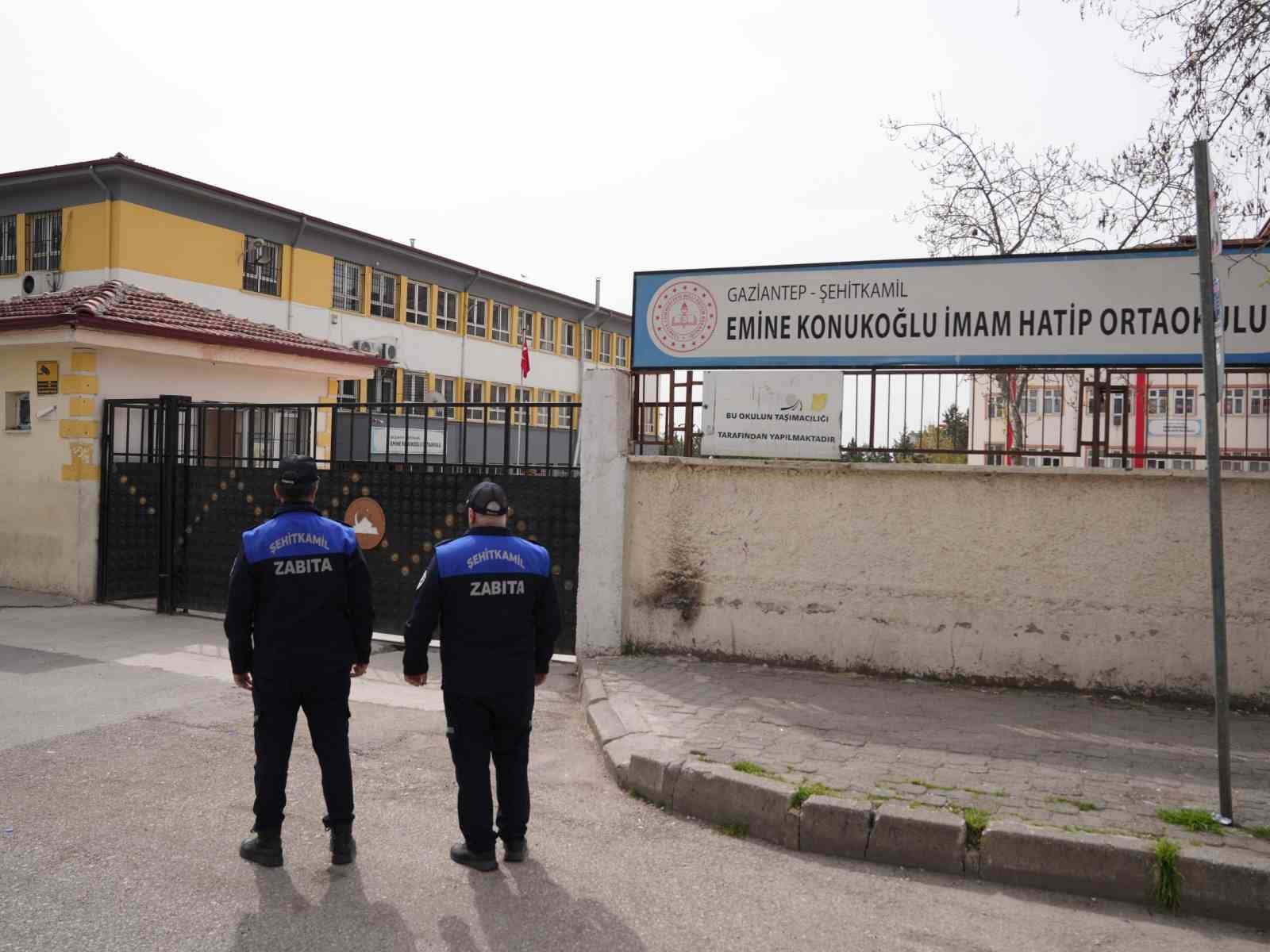 Şehitkamil’de okul çevrelerinde güvenlik seferberliği