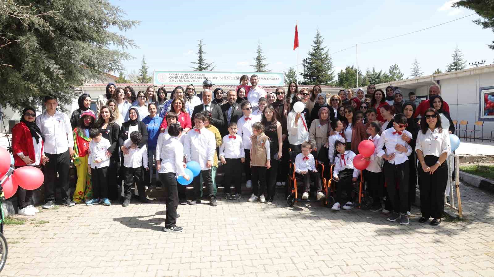 Kahramankazan’da otizm farkındalık etkinliği