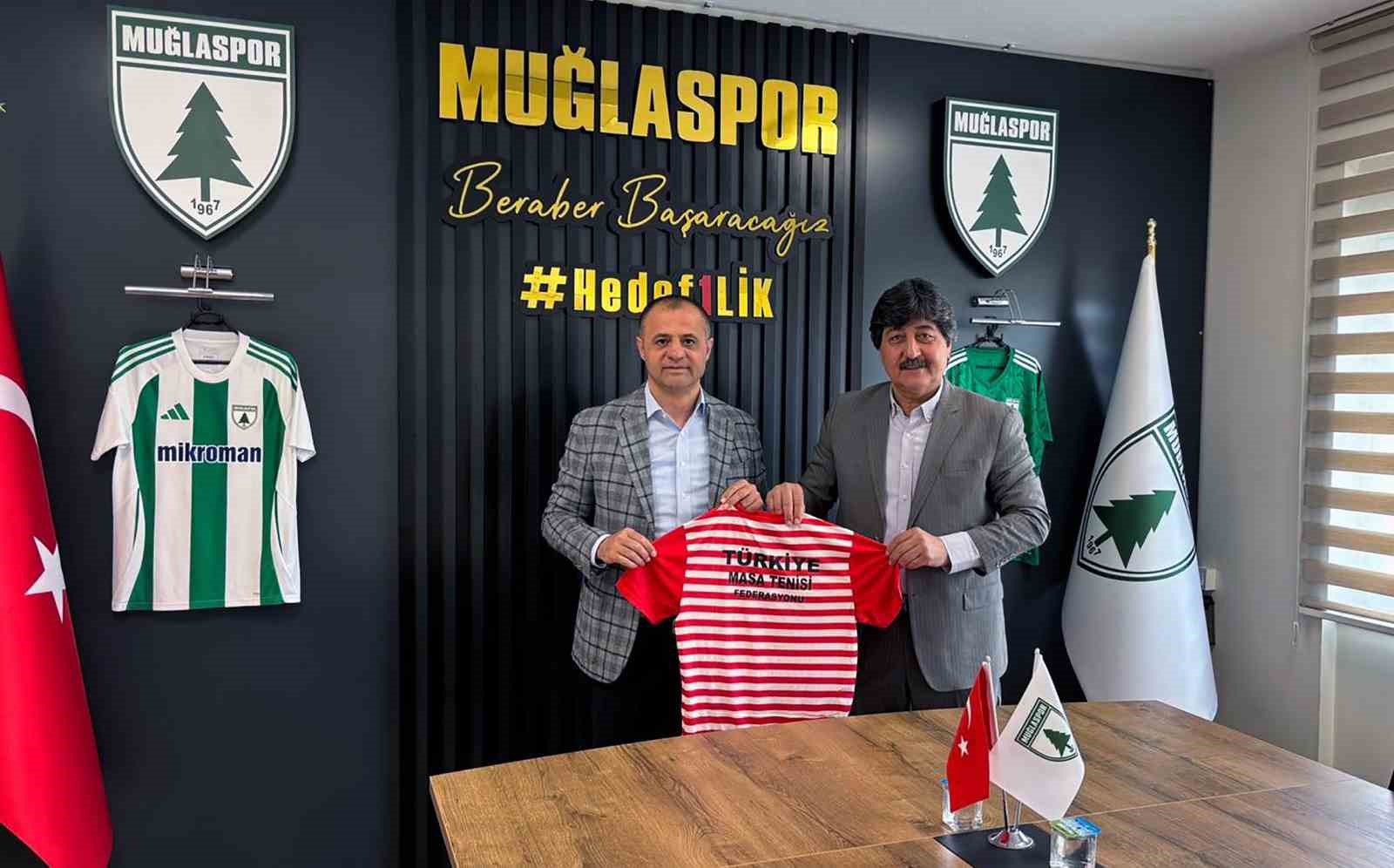Muğlaspor Masa Tenisi takımı 1. Lige yükseldi