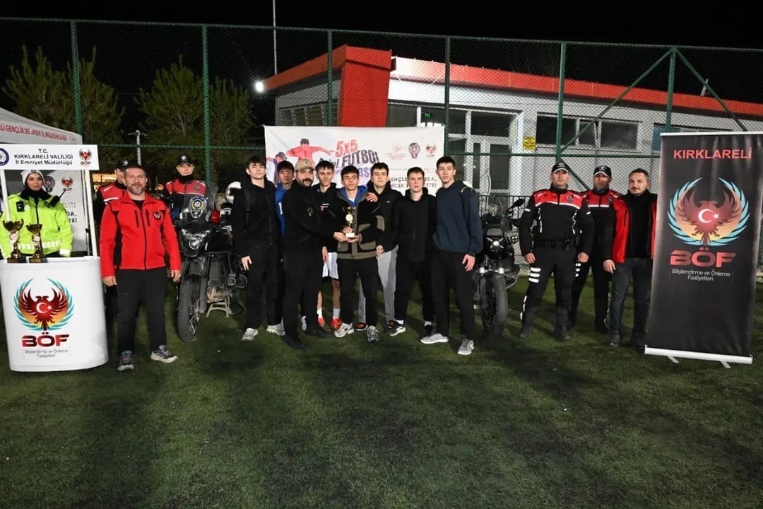 Kırklareli’nde gençlere sporla destek