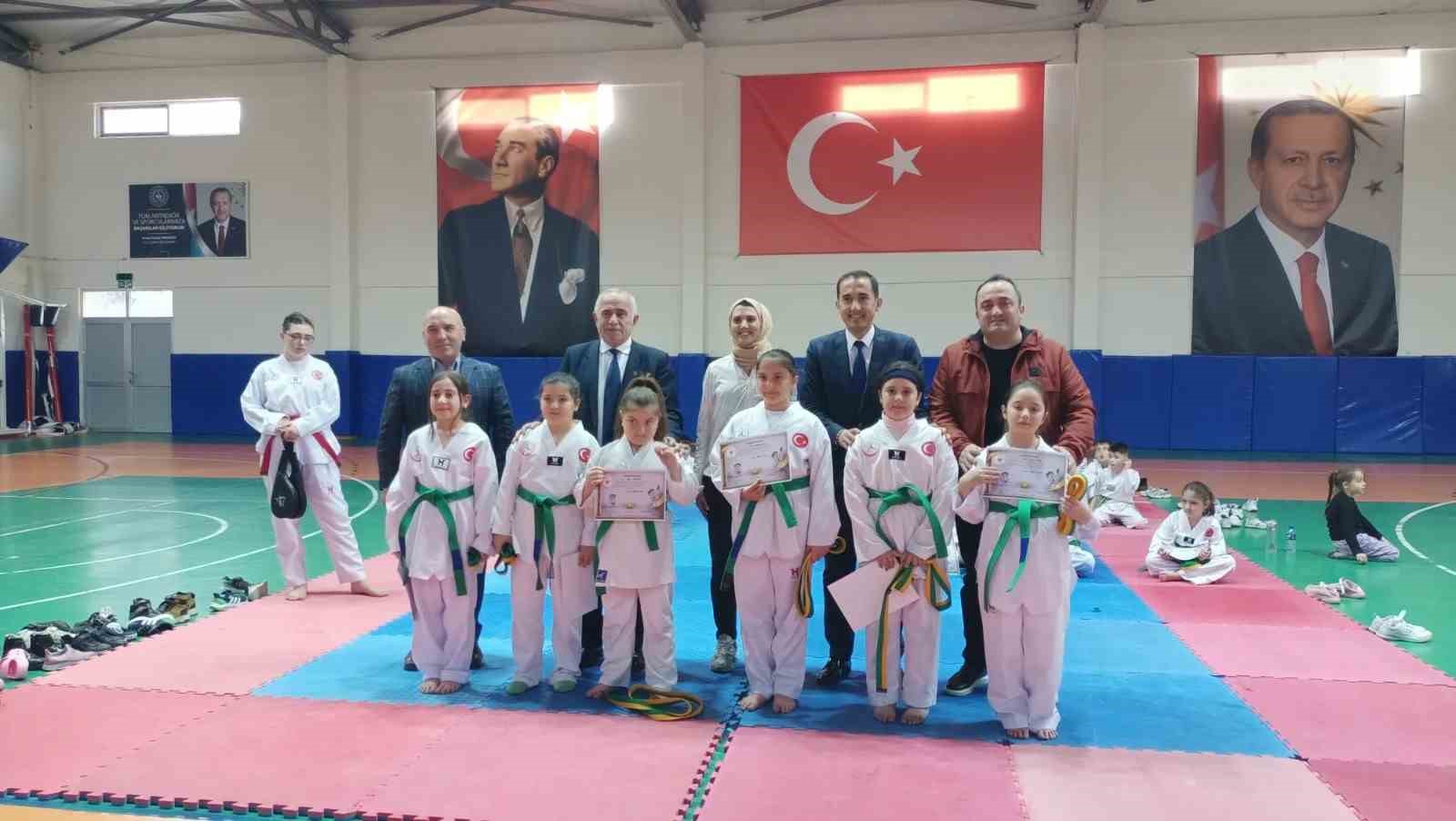 Erfelek&rsquo;te kuşak sınavı heyecanı
