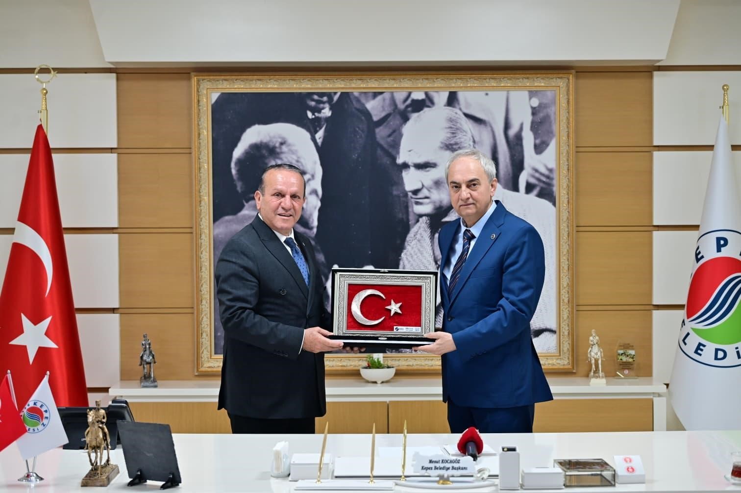 KKTC Başbakan Yardımcısı Ataoğlu, Kepez Belediyesi’nde