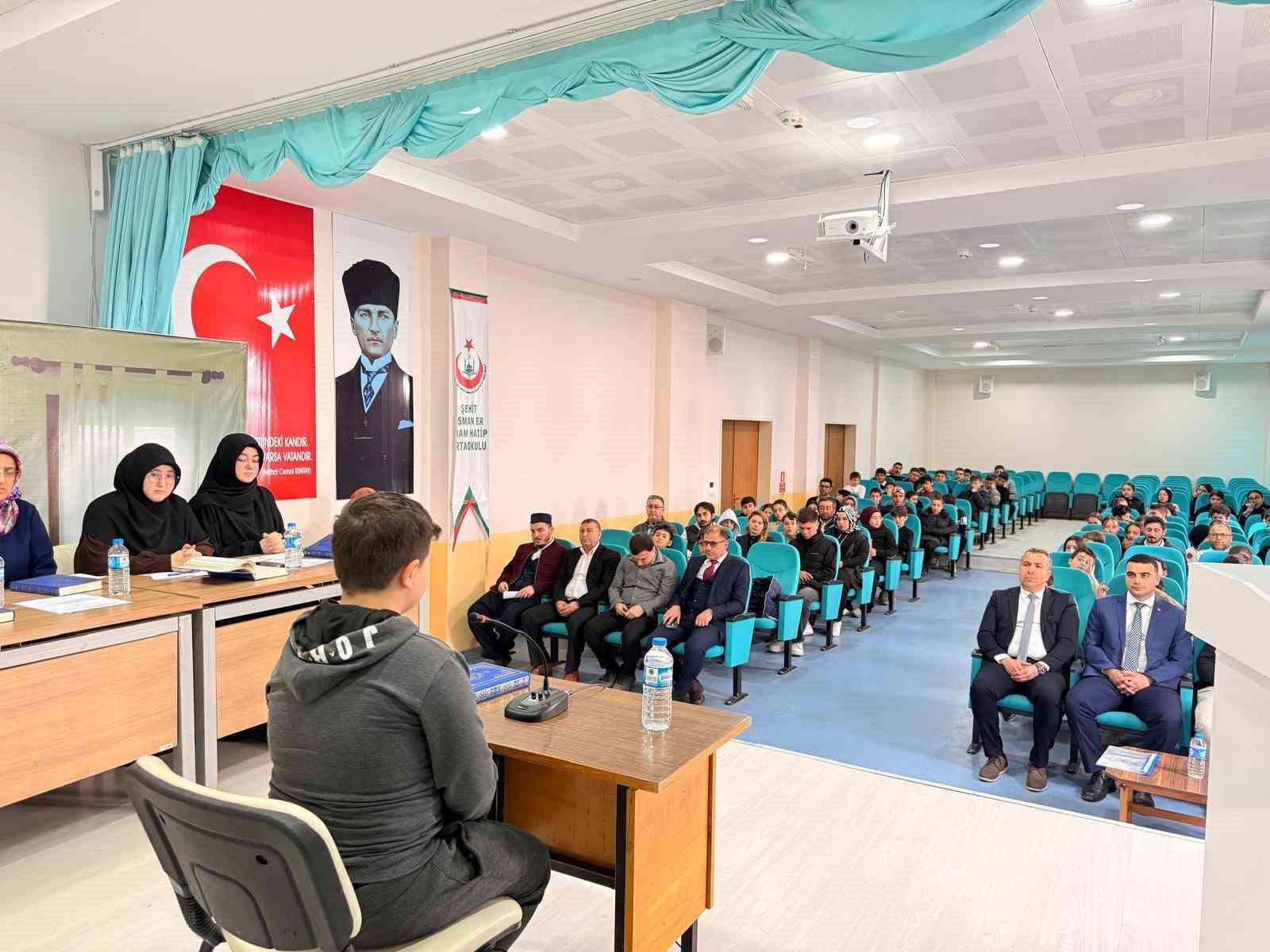 Kur&rsquo;an-ı Kerim&rsquo;i G&uuml;zel Okuma Yarışması finali yapıldı
