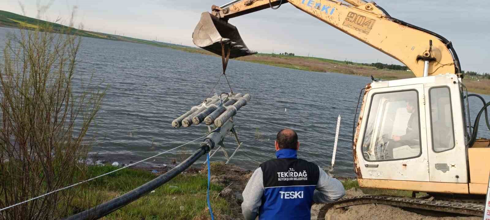 T&uuml;rkmenli G&ouml;letine y&uuml;zer terfi istasyonu kuruldu
