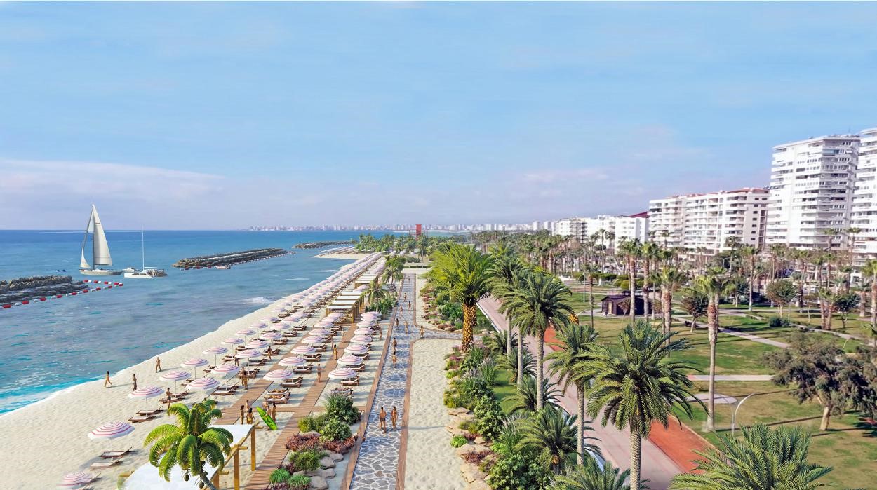 Mersin&rsquo;de sahil hattına &rsquo;Plaj Mersin&rsquo; projesi
