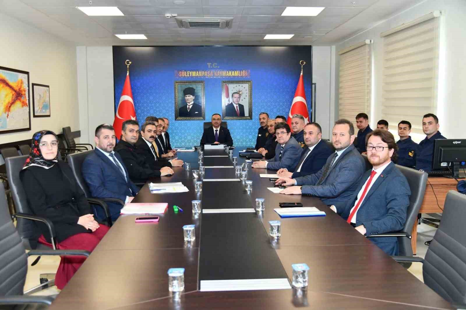 Tekirdağ&rsquo;da "Plajlarda Yaz Tedbirleri" toplantısı ger&ccedil;ekleştirildi
