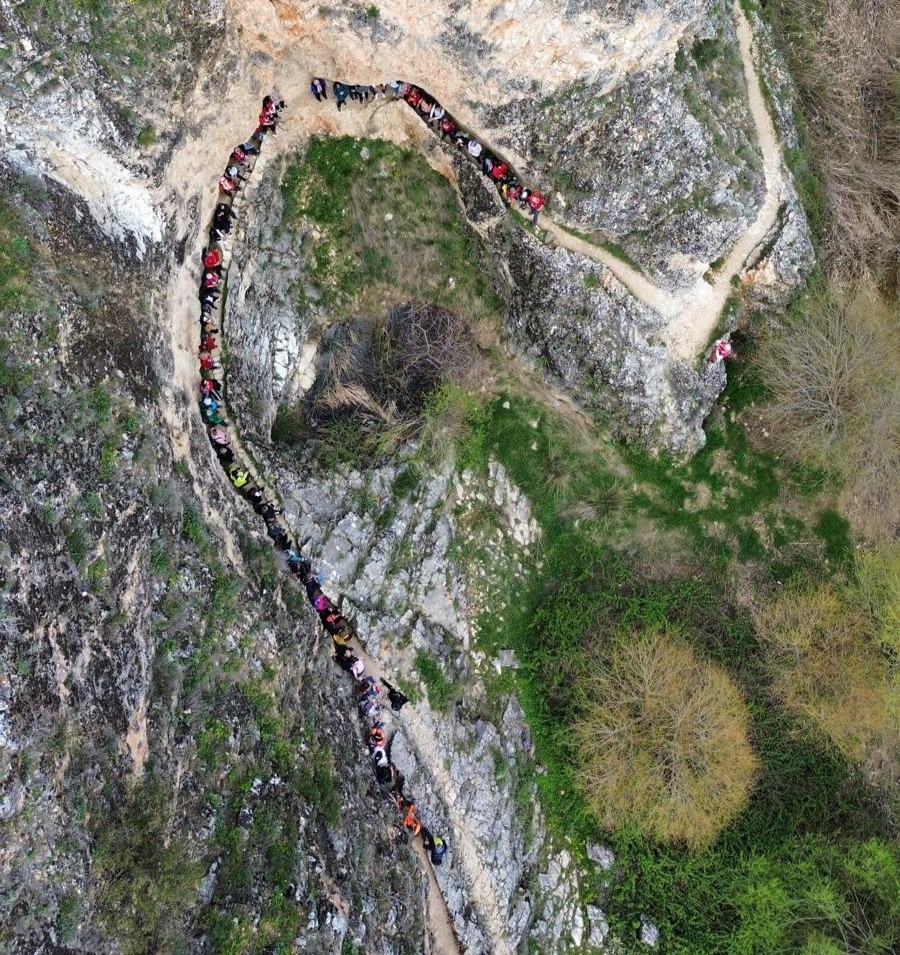 TURBELDAK&rsquo;tan Ulubey Kanyonu&rsquo;nda nefes kesen doğa y&uuml;r&uuml;y&uuml;ş&uuml;
