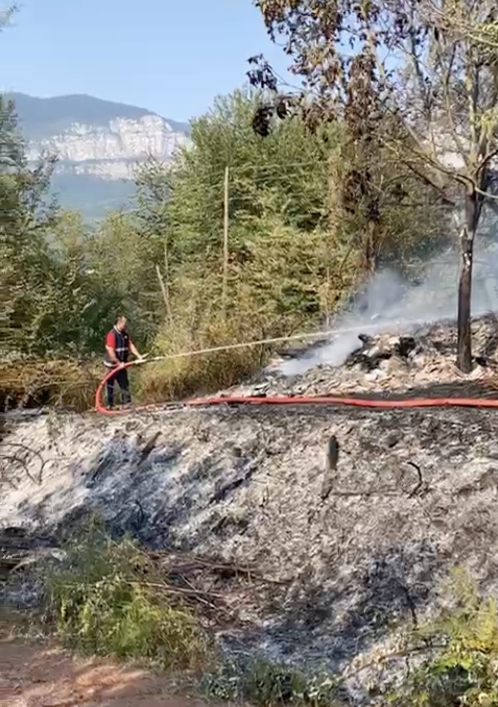 Kardeşini ahıra kilitleyip ateşe verdiği iddia edilen şahsın yargılamasına devam edildi