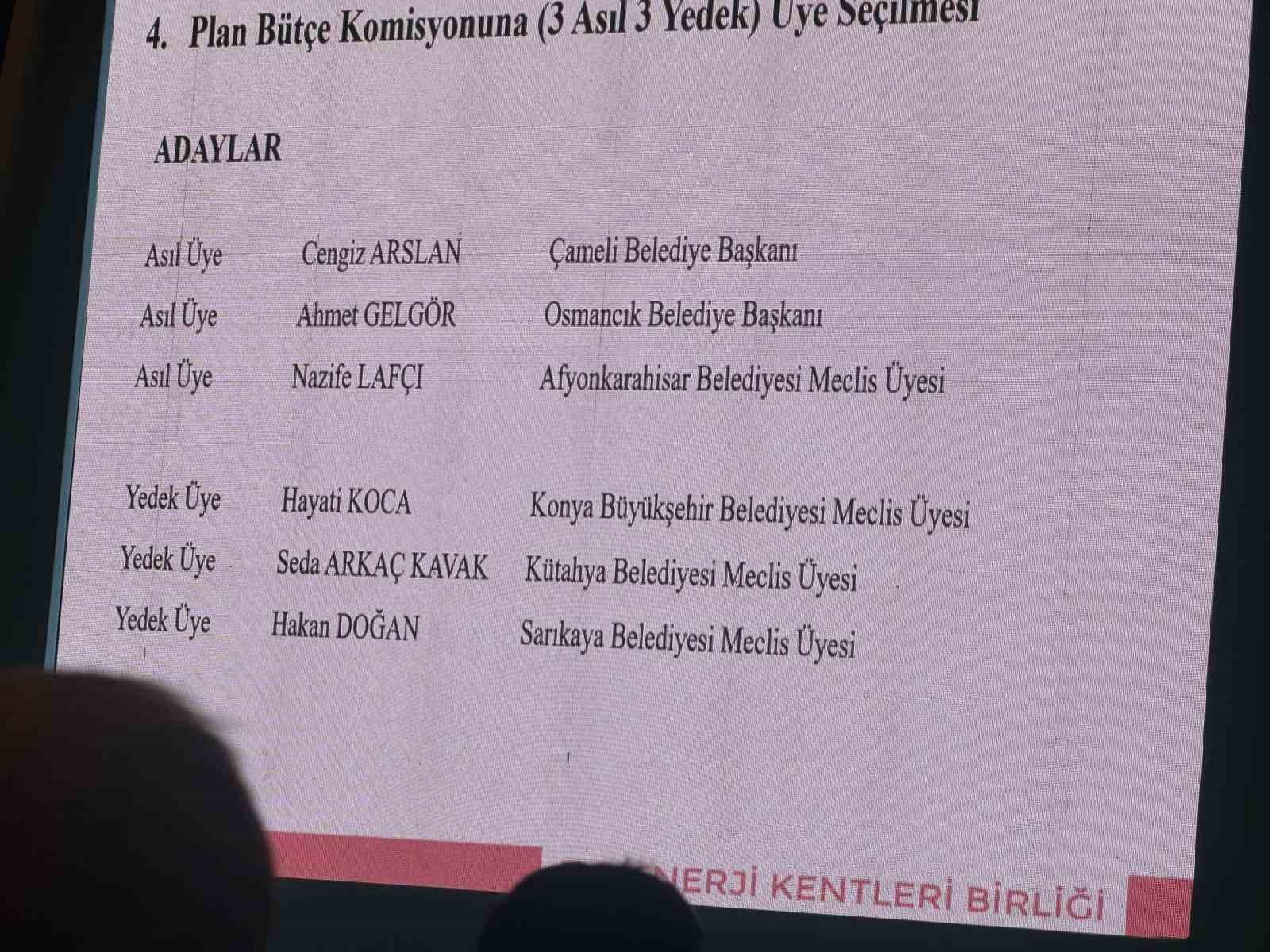 &Ccedil;ameli Belediye Başkanı Cengiz Arslan&rsquo;a Enerji Kentleri Birliğinde &ouml;nemli g&ouml;rev
