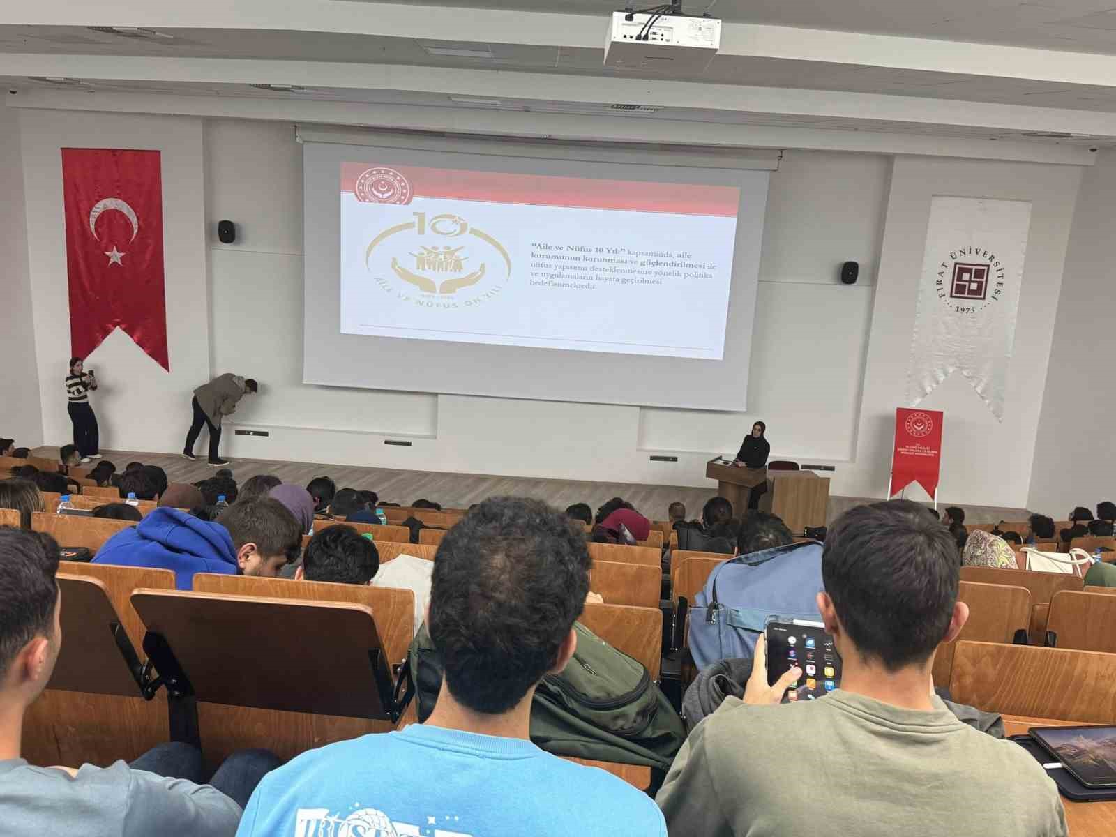 Elazığ&rsquo;da tıp &ouml;ğrencilerine kadına şiddetle m&uuml;cadele eğitimi
