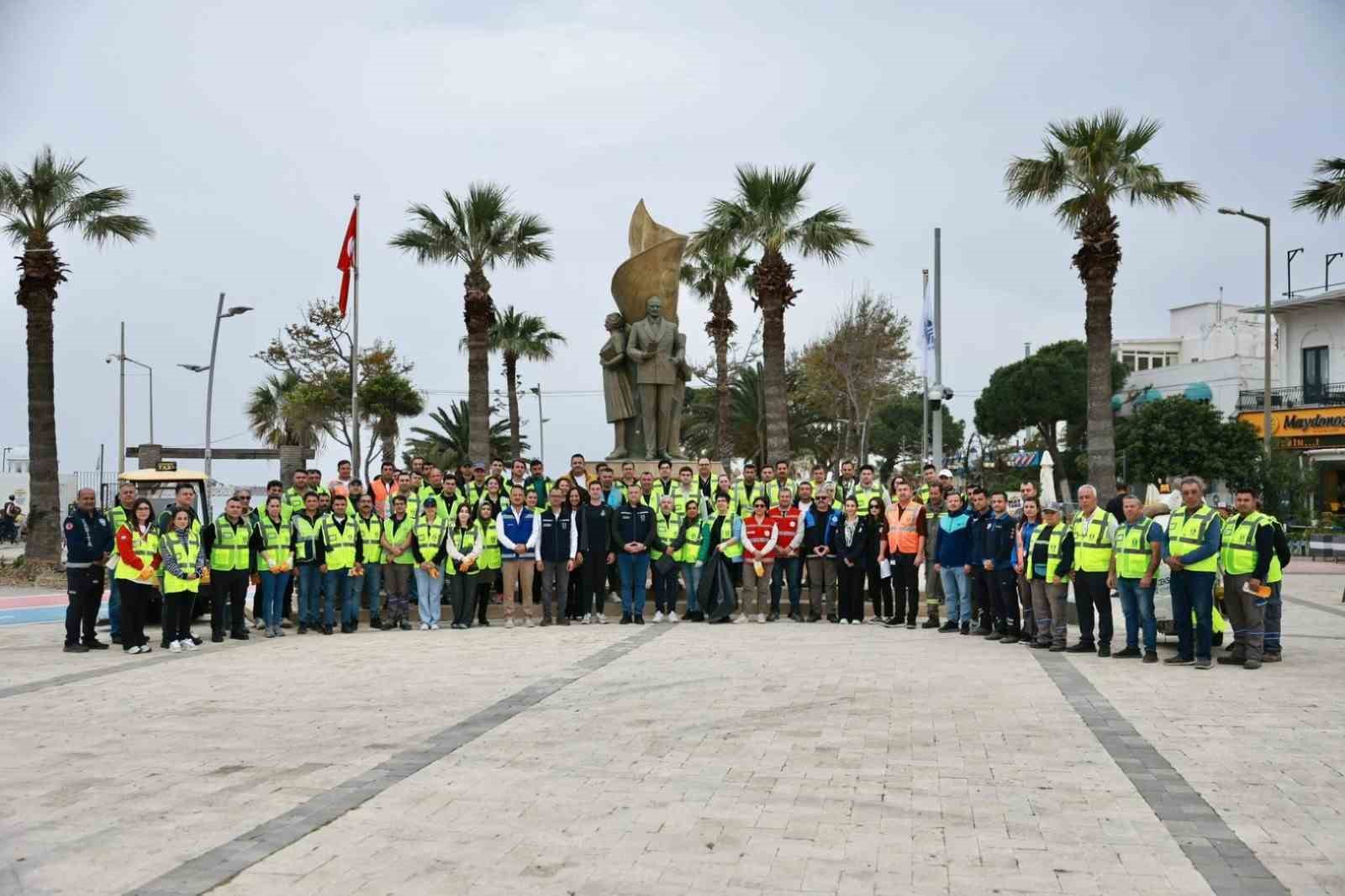 Bodrum&rsquo;da temizlik seferberliği yeniden başladı
