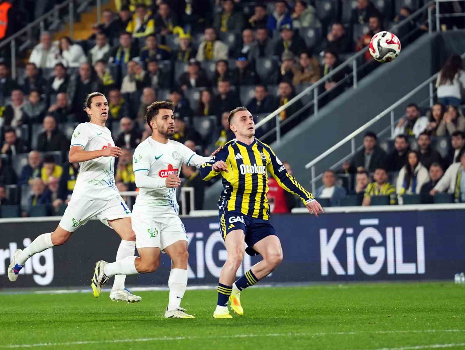Trendyol S&uuml;per Lig: Fenerbah&ccedil;e: 0 - &Ccedil;aykur Rizespor: 0 (Ma&ccedil; devam ediyor)
