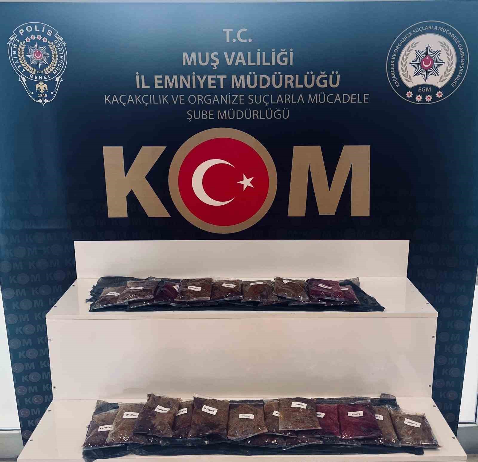 Muş&rsquo;ta ka&ccedil;ak&ccedil;ılık operasyonu
