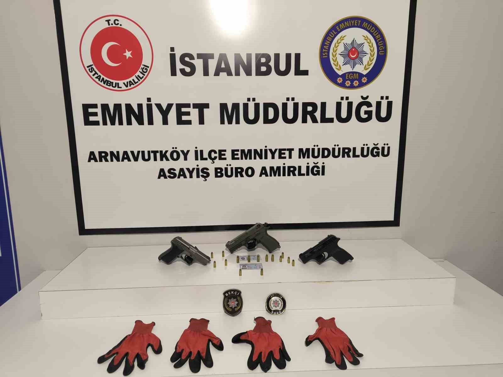 Arnavutk&ouml;y&rsquo;de bek&ccedil;ilerden operasyon: İşletmeyi kurşunlama girişimi engellendi
