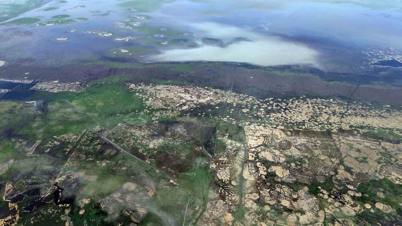 Akşehir G&ouml;l&uuml; 8 yıl aradan sonra su tutmaya başladı
