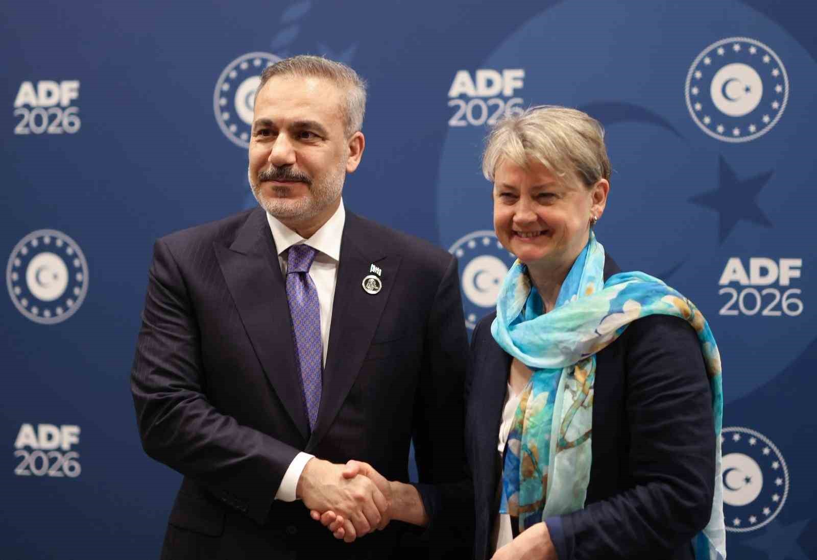 Bakan Fidan, Birleşik Krallık Dışişleri, İngiliz Milletler Topluluğu ve Kalkınma Bakanı Cooper ile g&ouml;r&uuml;şt&uuml;
