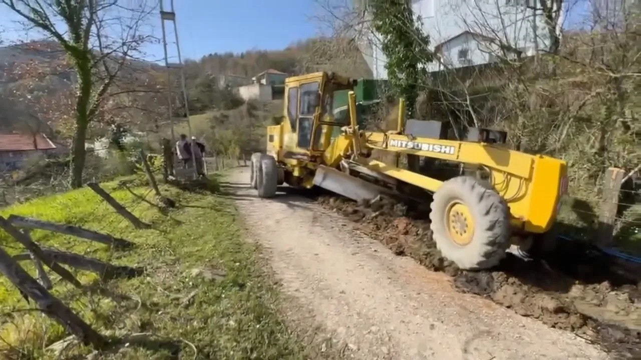 Sinop&rsquo;ta kırsal yollarda bakım &ccedil;alışmaları
