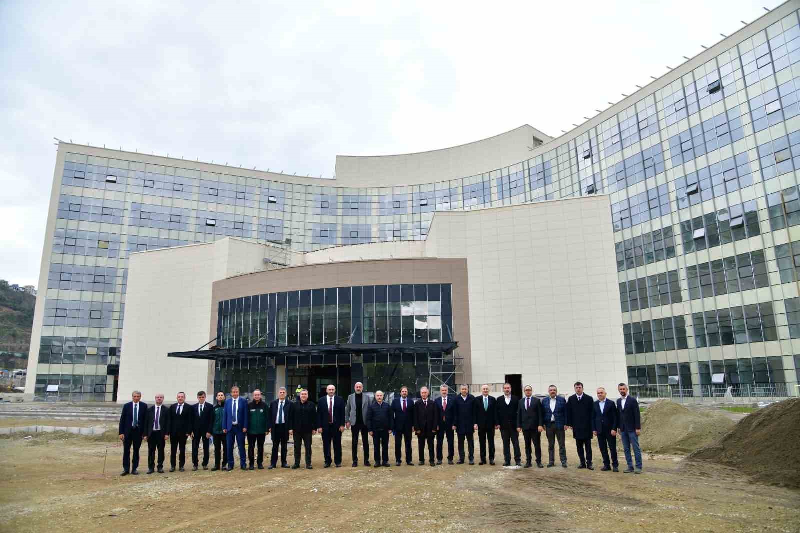 Trabzon Şehir Hastanesi inşaatında sona doğru
