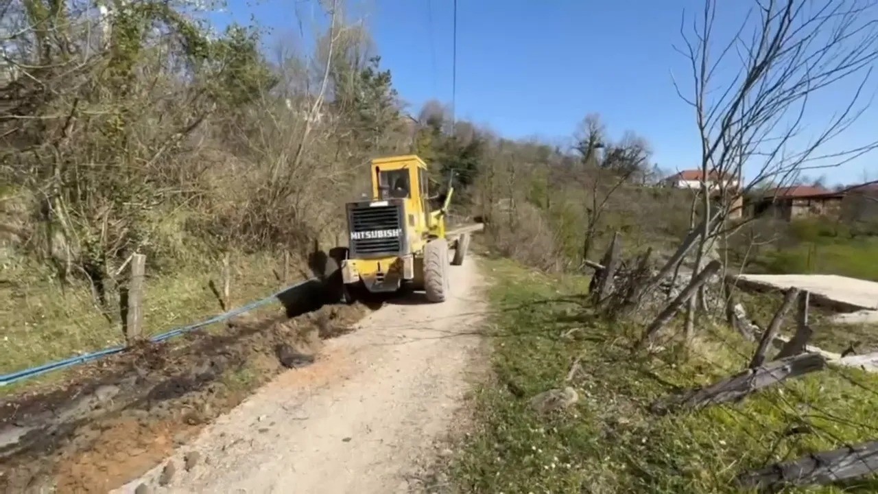 Sinop’ta kırsal yollarda bakım çalışmaları