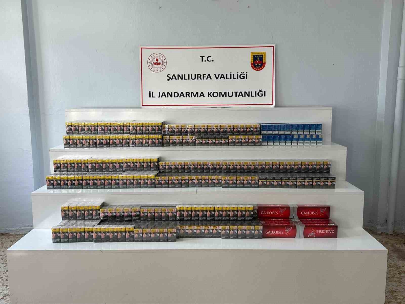 Viranşehir&rsquo;de 4 bin 900 paket ka&ccedil;ak sigara ele ge&ccedil;irildi
