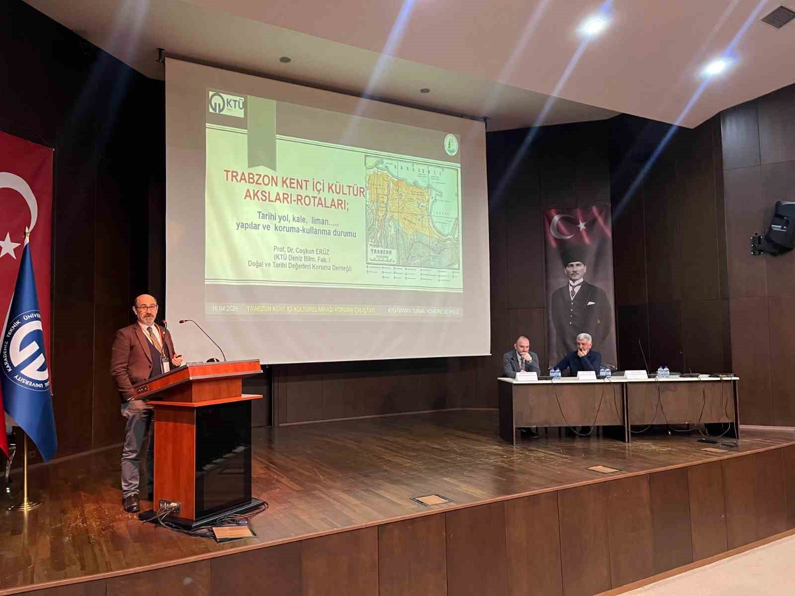 KTÜ’de "Trabzon Kent İçi Kültürel Mirasının Korunması" çalıştayı