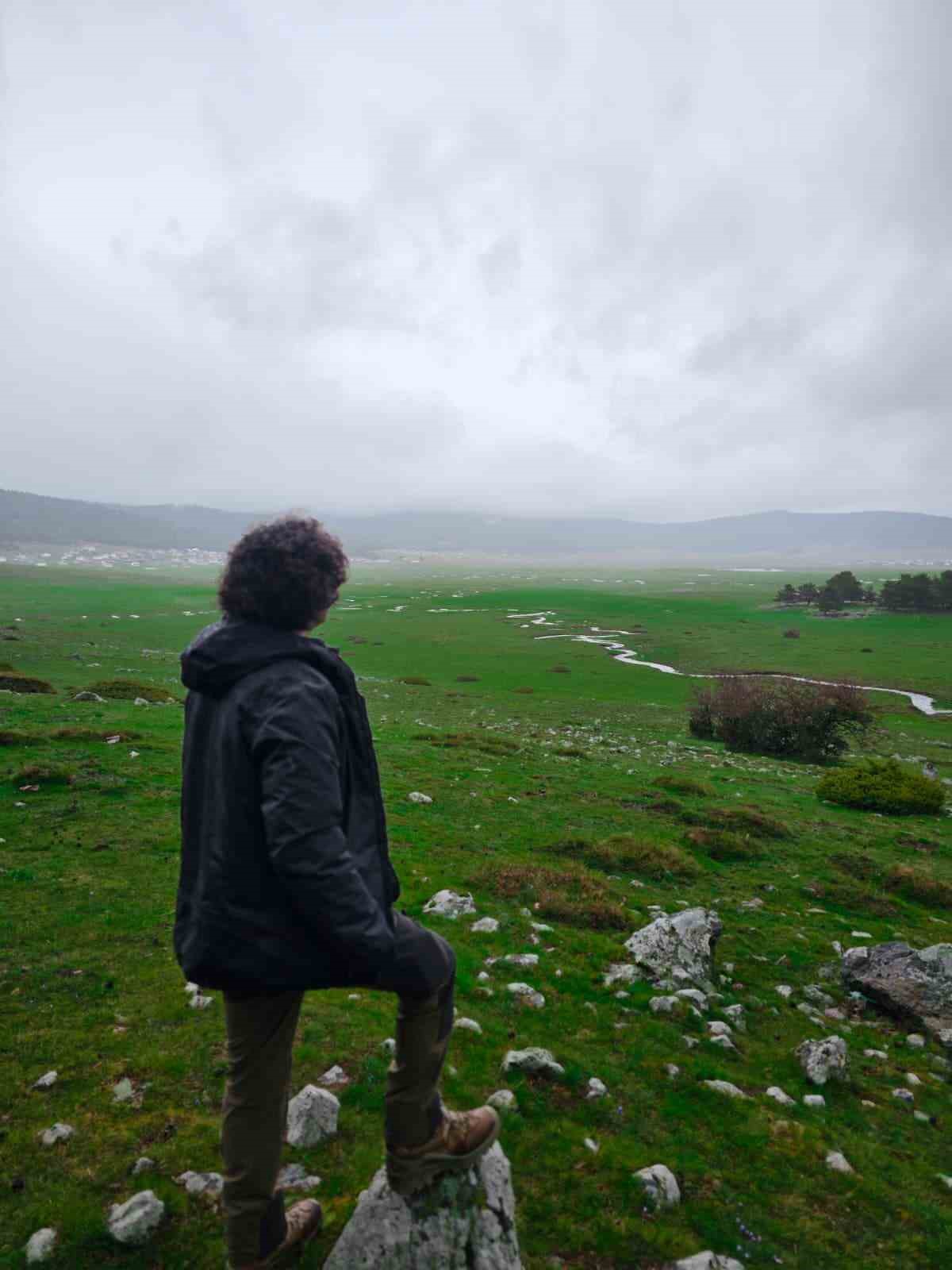 Benli yaylasındaki menderesler havadan g&ouml;r&uuml;nt&uuml;lendi

