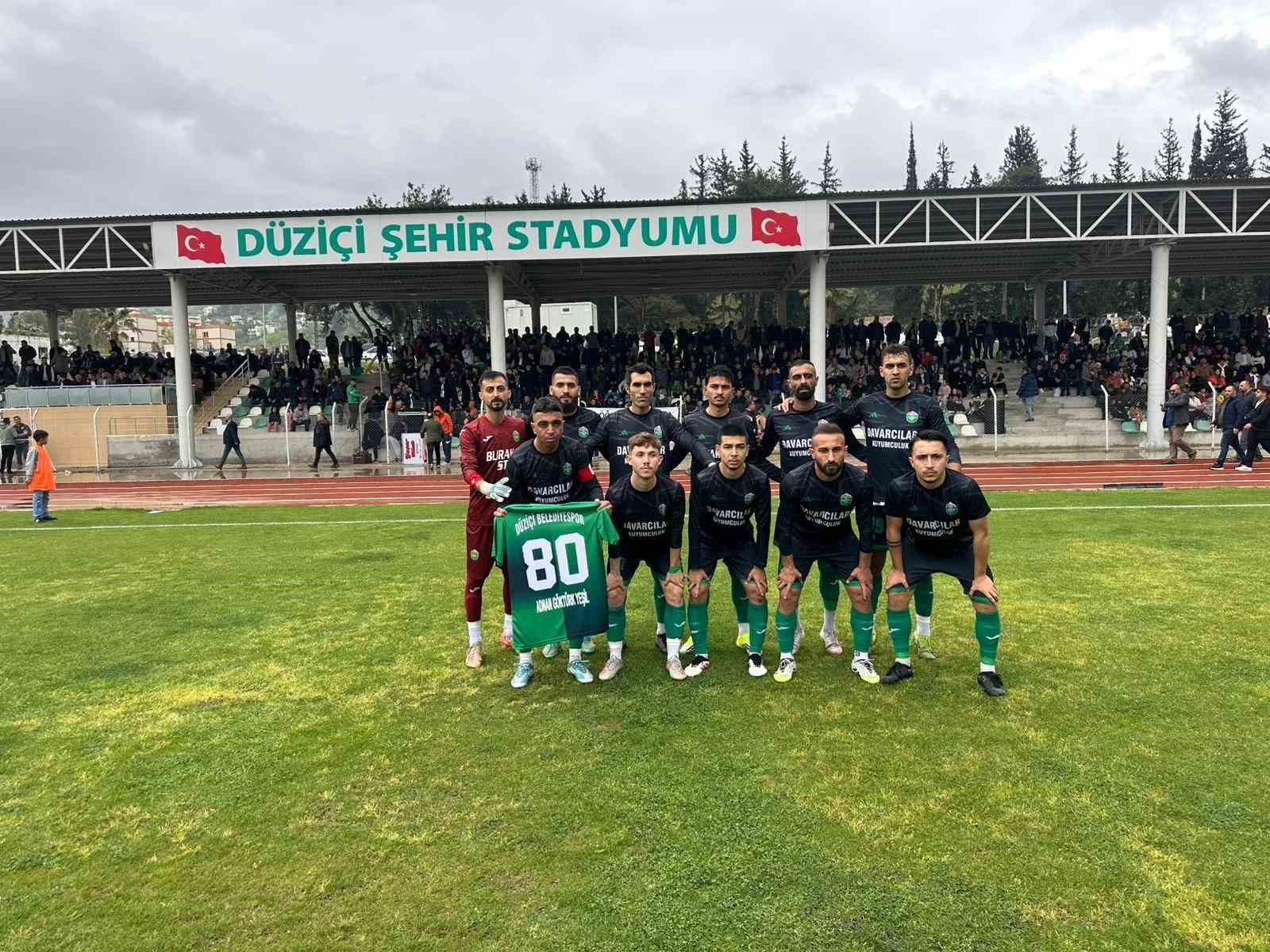 Osmaniye&rsquo;de play-off ma&ccedil;ında Adnan G&ouml;kt&uuml;rk Yeşil unutulmadı
