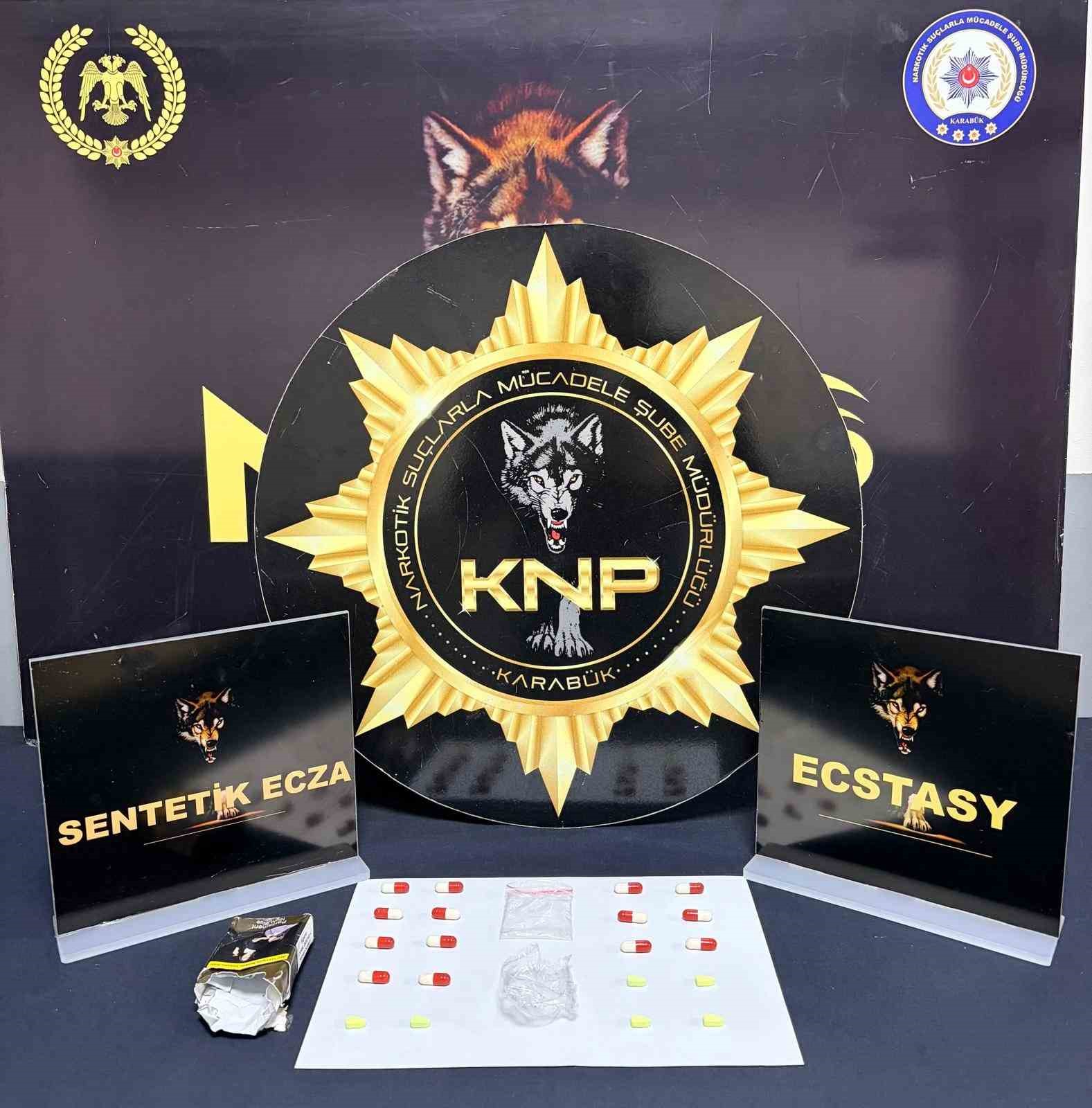 Karab&uuml;k&rsquo;te uyuşturucu operasyonları
