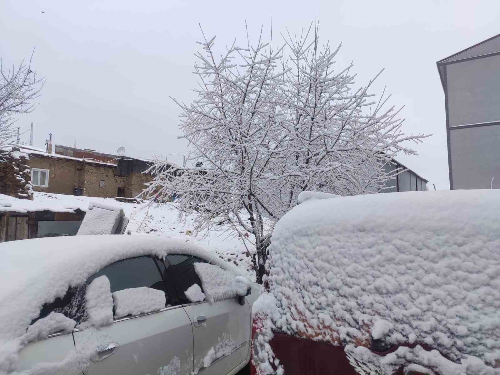 Demir&ouml;z&uuml;&rsquo;nde nisan s&uuml;rprizi: İl&ccedil;e beyaza b&uuml;r&uuml;nd&uuml;
