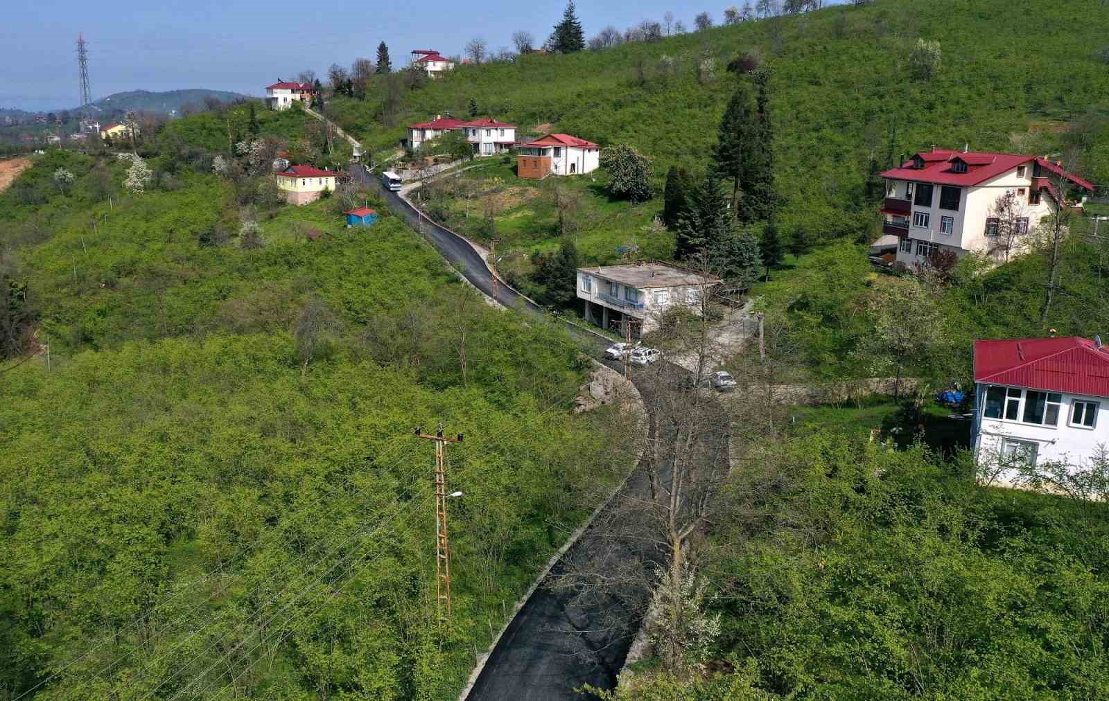 Ordu’nun kırsalında ulaşım güçleniyor